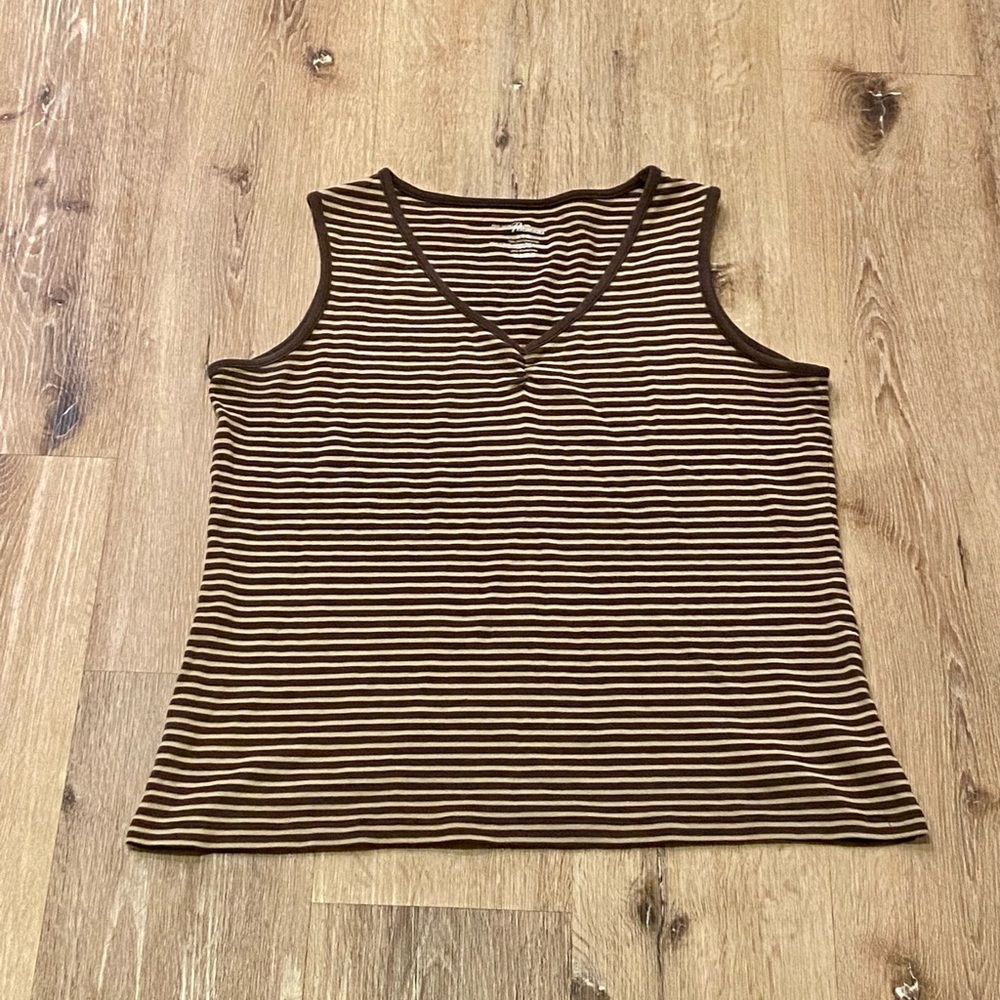 Retro Penmans Brown Striped Top, great condition.